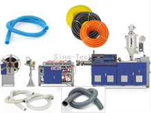 HDPE PP EVA Single wall Corrugated Pipe Extrusion line